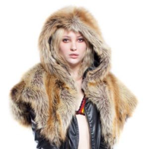 Spirithoods red fox shawl